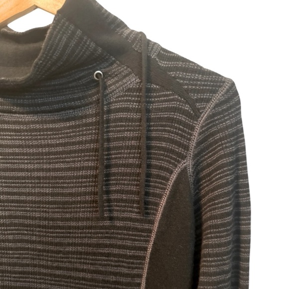 Prana Kelland Wool Blend Dress, Black and Gray, Size Small - Picture 6 of 7